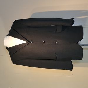 Pronto Mondo Black Wool And  Cashmere Sportcoat